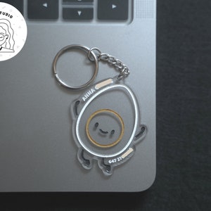 Cute Egg Keychain | Custom Personalize Option