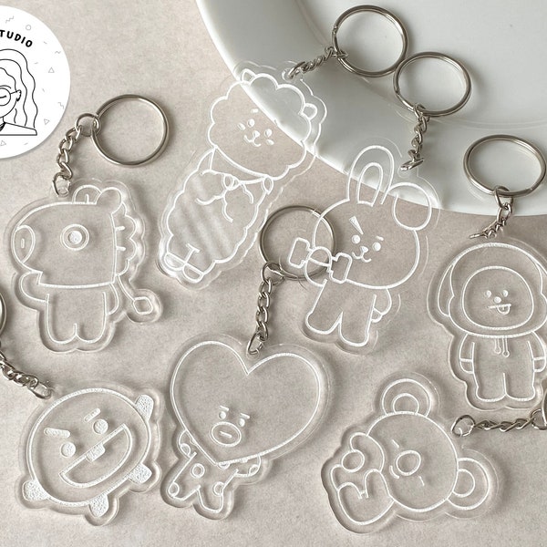 Bts Shooky Keychain Etsy