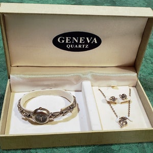 Ladies Geneva Watch Set