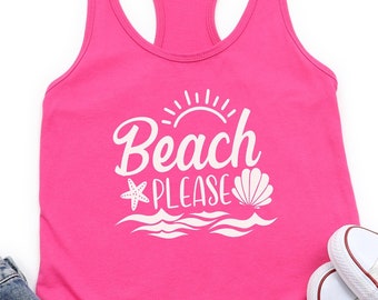 cute beach tanks