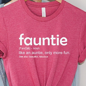 Fun Auntie Shirts, Aunt Shirts, Fauntie Shirt, Fun Aunt Gift, New Aunt, Aunt To Be, Sister Gifts, New Mom, Pregnancy Announcement