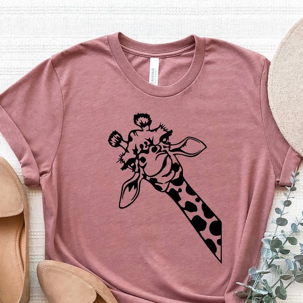 Giraffe Shirt, Sarcastic Tee, Funny Quotes Shirt, Funny Giraffe Shirt, Comic Giraffe Shirt, Funny T-shirt, Gift T-shirt