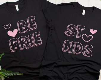 Kids Best Friends Shirts, Matching Cotton T-Shirts