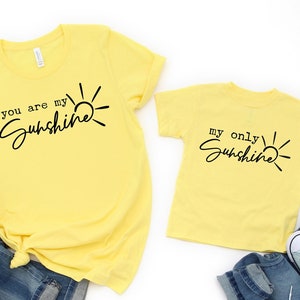 You Are My Sunshine Shirts,Mommy and Me Shirts,Mom and Son Matching Shirts,Mom and Daughter Tees,Mommy and Me Tees,Mothers Day Gift,Mom Gift