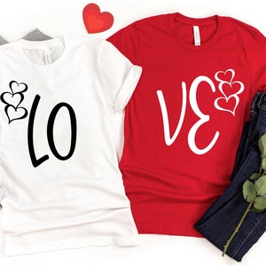 Love Couple Shirts: Matching Valentines Day T-Shirts