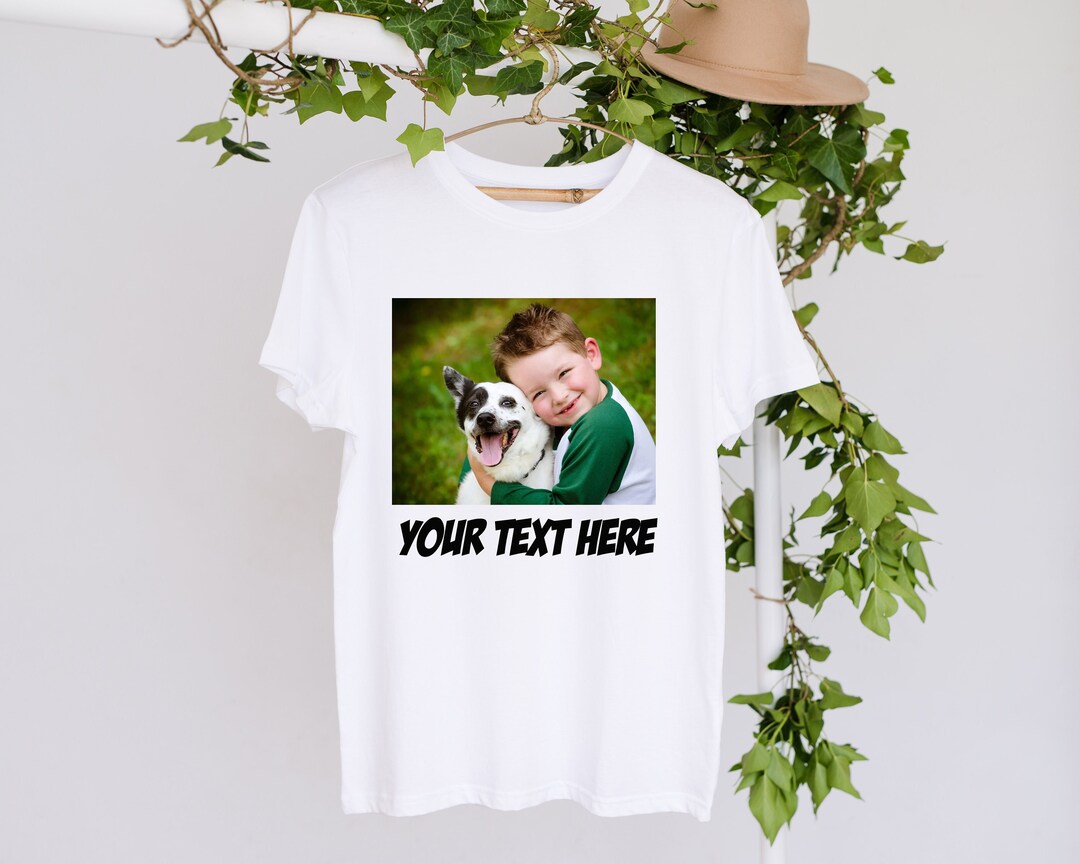 Custom Photo Shirt, Custom Pet Shirt, Custom Dog Tshirt, Birthday Photo Shirt,family Picture Tee