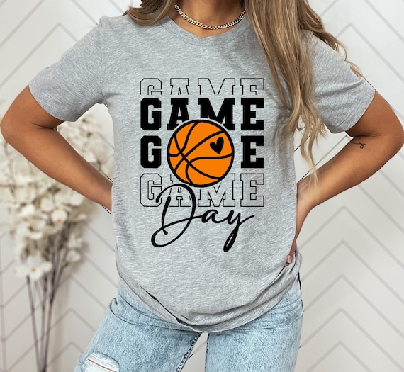 Game Day Basketball T-Shirt: Bella+Canvas Unisex Cotton Tee