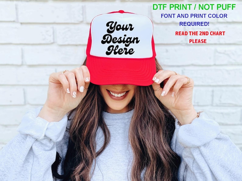 Gorra de camionero de espuma con logotipo personalizado: Gorras de camionero unisex personalizadas imagen 1