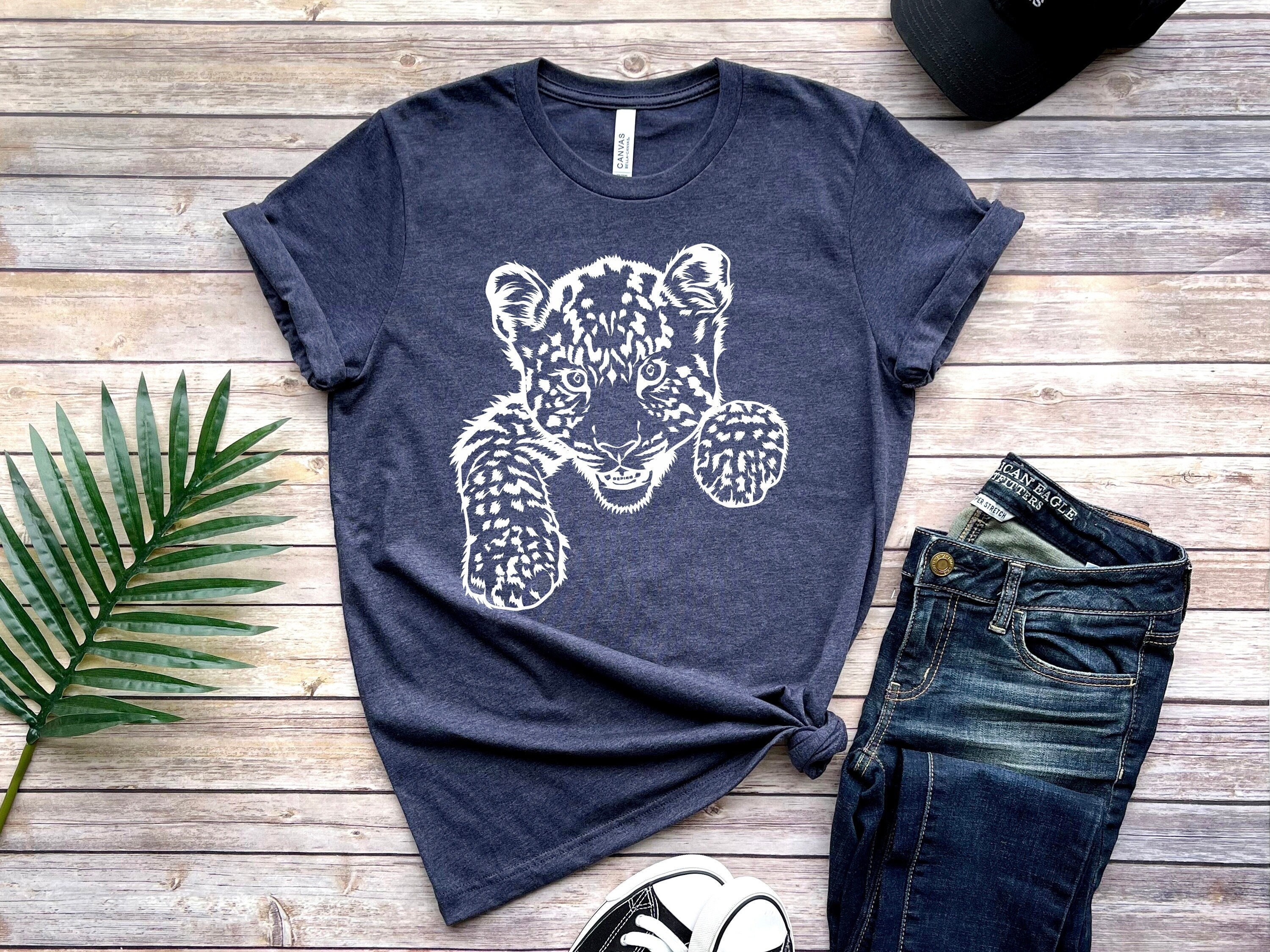 Baby Leopard Shirt: Animal Lover Bella+Canvas Tee