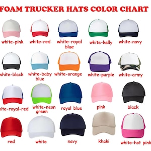 Gorra de camionero de espuma con logotipo personalizado: Gorras de camionero unisex personalizadas imagen 5