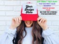Custom  Foam Trucker Hat: Personalized Unisex Trucker Hats, DTF print