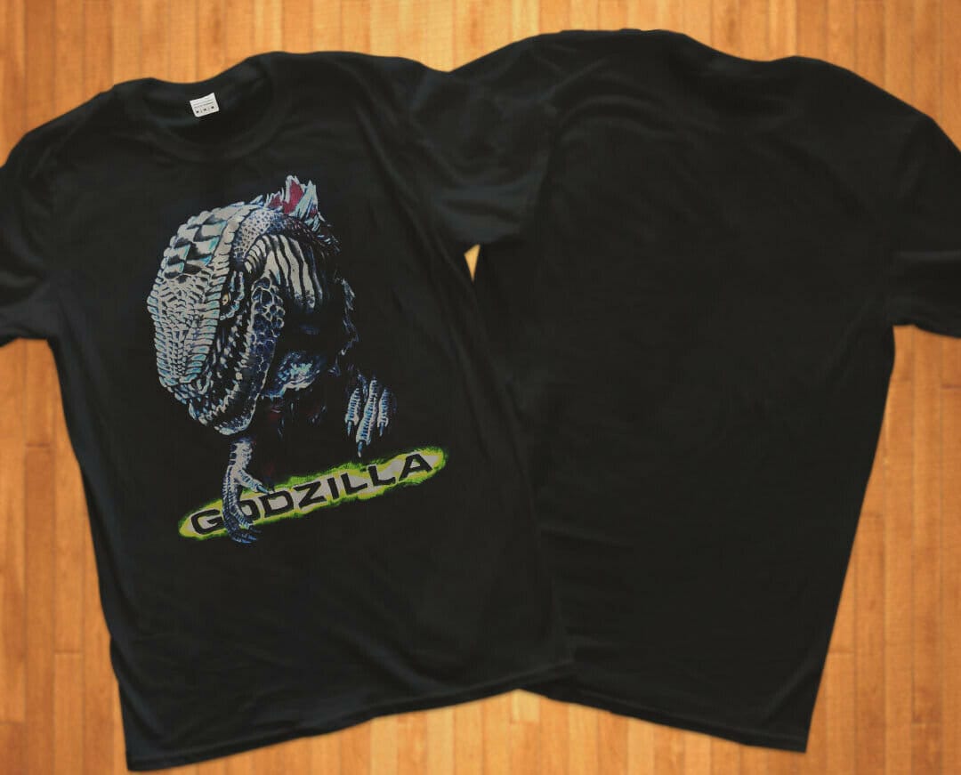 Raregodzilla 1998 Movie Shirt 90s Promo Toho Y2K King of Monsters 