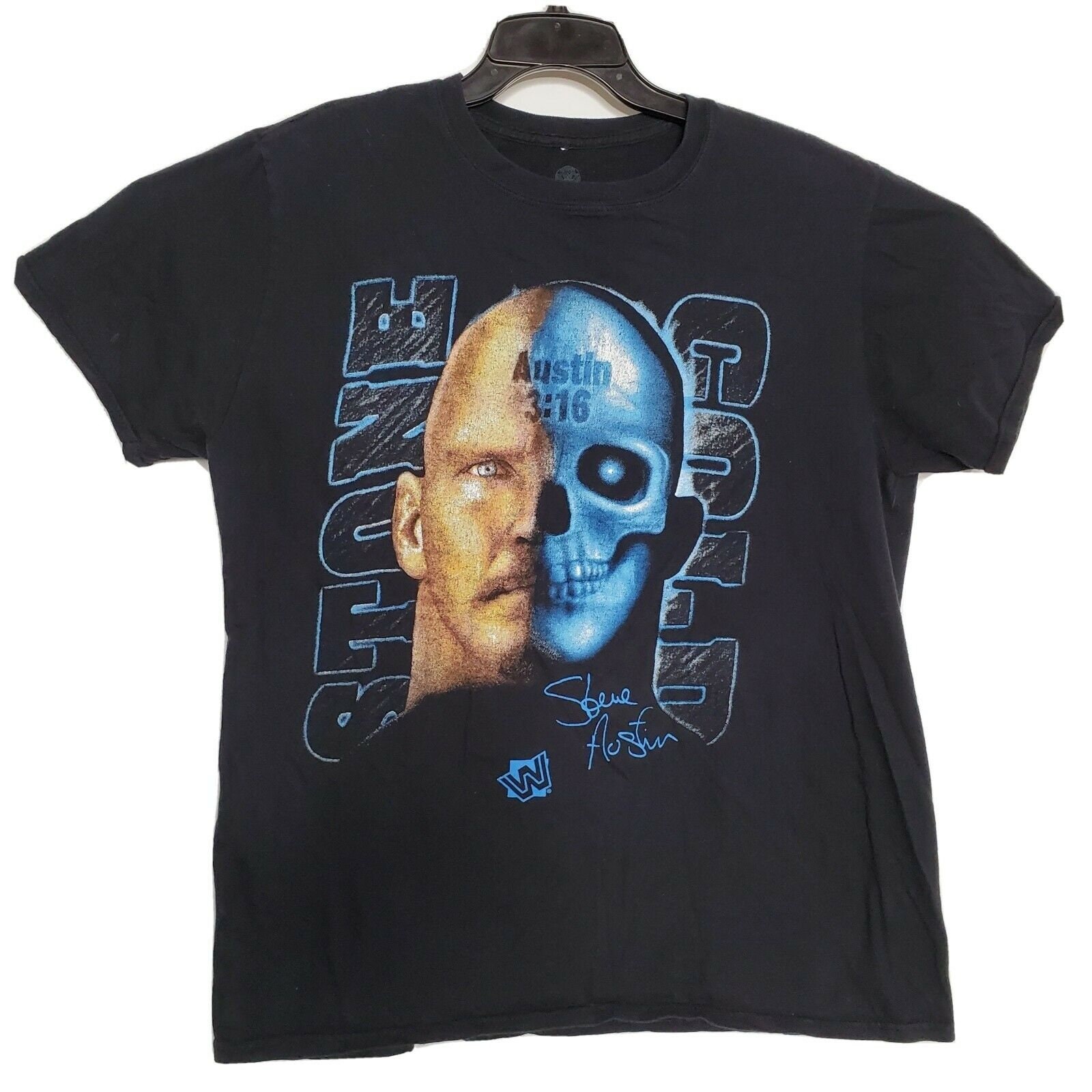 90s Stone Cold Steve Austin WWF Wrestling Men s Tshirt Size USA Unisex Heavy Cotton
