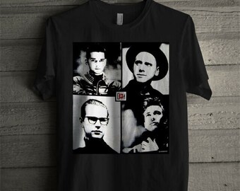 Vtg Depeche Mode USA Tour 1988 Herren Tshirt Größe USA Unisex Schwere Baumwolle