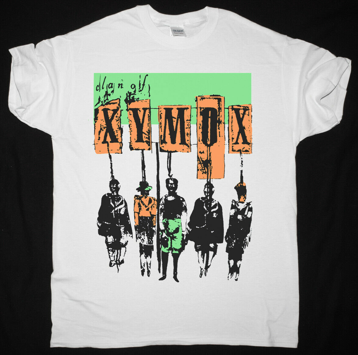 Clan of Xymox Vintage Rare Tshirt Gothic Darkwave Post Punk Men's