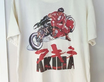 Akira Manga Vintage Men's Tshirt Size USA Unisex Heavy
