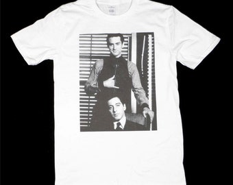 Al Pacino Robert DeNiro Weißes T-Shirt Der Pate Corleone Mafia Herren Tshirt Größe USA Unisex Schwere Baumwolle