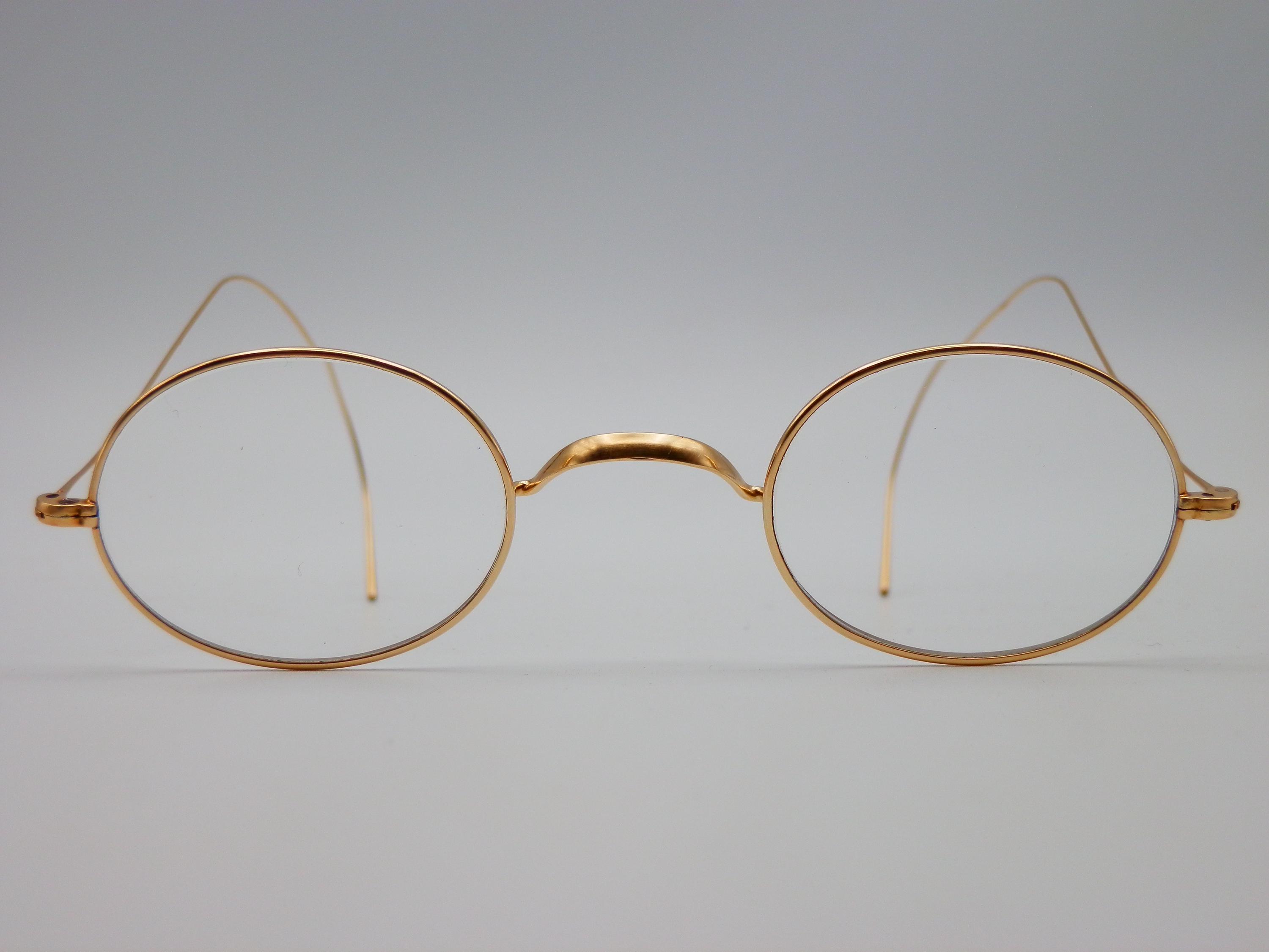 Antique 1890's STEVENS & CO Victorian Era Gold Filled Wire Rim ...
