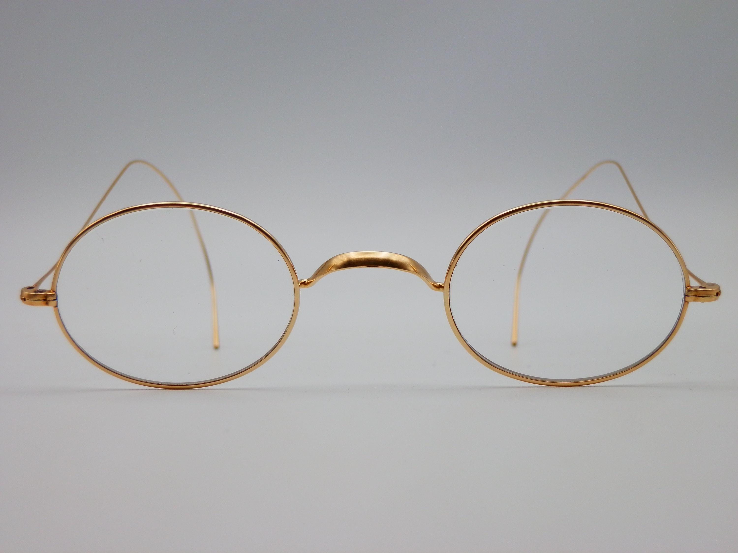 Antique 1890 s STEVENS CO Victorian Era Gold Filled Wire Rim 