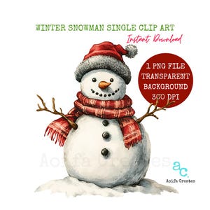 Clipart di Natale invernale del pupazzo di neve - Clipart di Natale del pupazzo di neve, Clipart del pupazzo di neve, Sfondo trasparente PNG, Arte natalizia, Pupazzo di neve delle feste