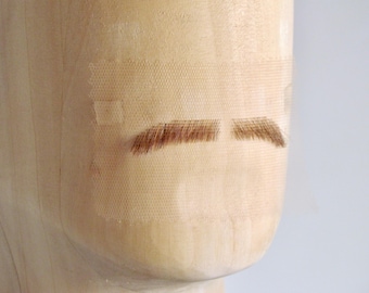 The Gomez | Human Hair 1920s Professional Quality Fake Pencil Moustache Brown Blond Addams Family Costume Lace Handmade Period Realistic