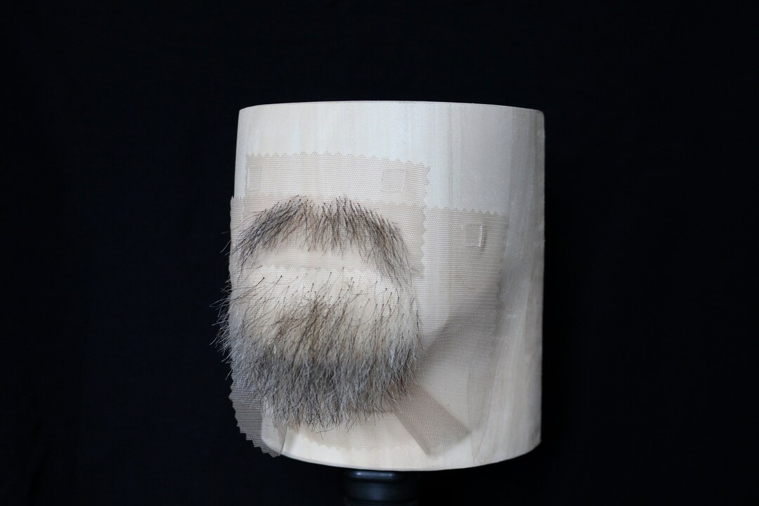 The Izzy Yak Hair Fake Grey Beard Realistic Salt and Pepper Costume