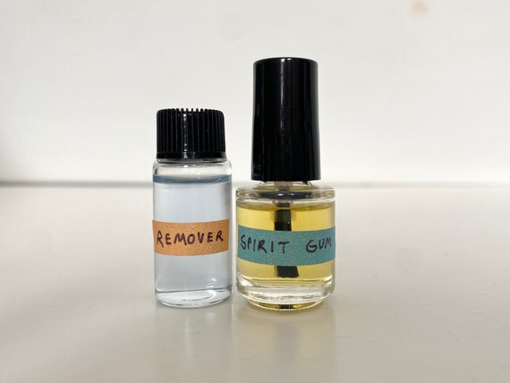 Spirit Gum and Remover Set | Facial Hair Adhesive Mastix Skin Safe Kryolan Make-Up Costume Moustache Beard Glue