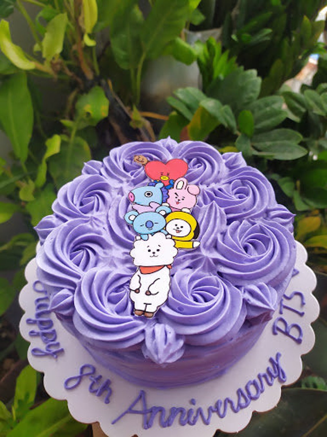 BT21 BTS Cupcake / Cake topper Digital download | Etsy