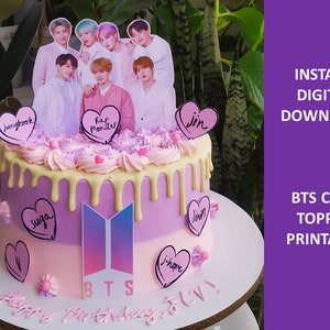 BTS Cake | Bts Cake Design | Yummy cake