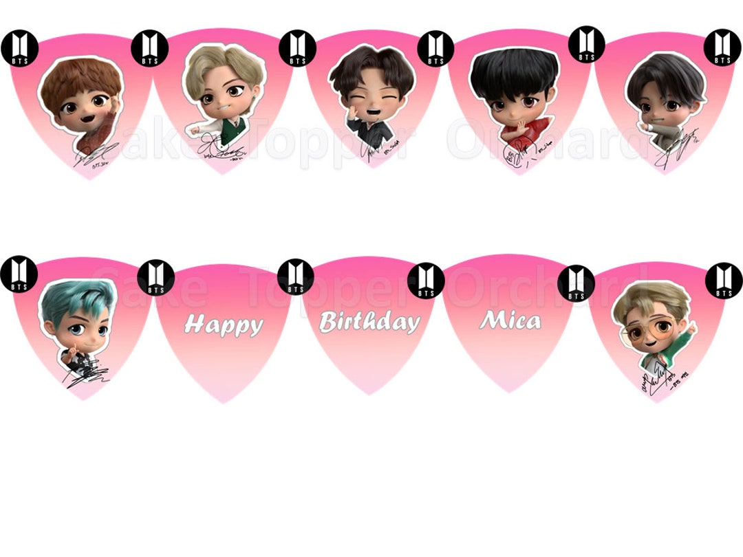 BTS Army Girl Cake Topper -  Portugal