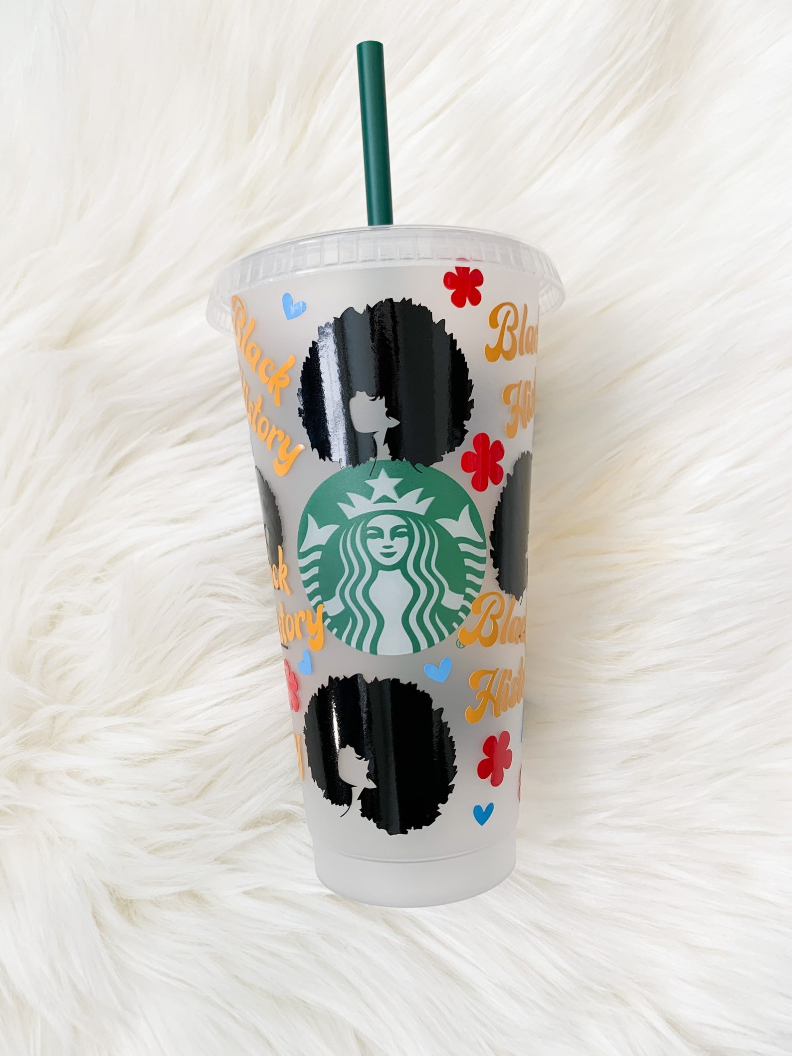 Black History Month 24oz Reusable Starbucks Cup Starbucks Etsy