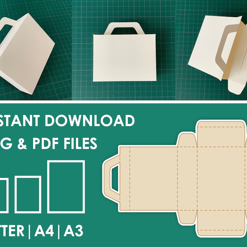 A3 Box Template - Etsy