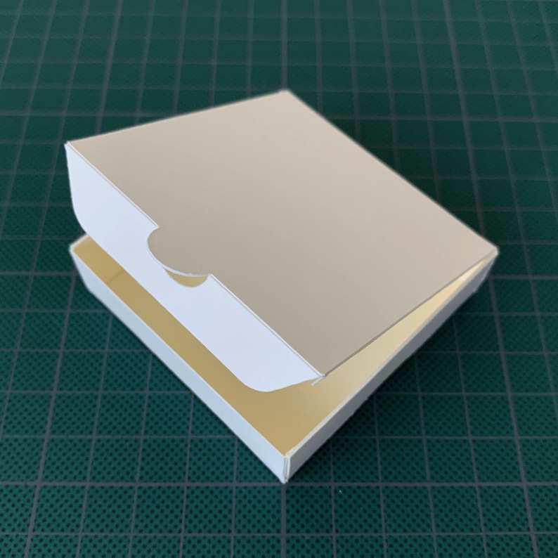 Gift Box Template, No Glue Box, SVG, PDF, 8.5x11, A4, A3 Sheet Instant