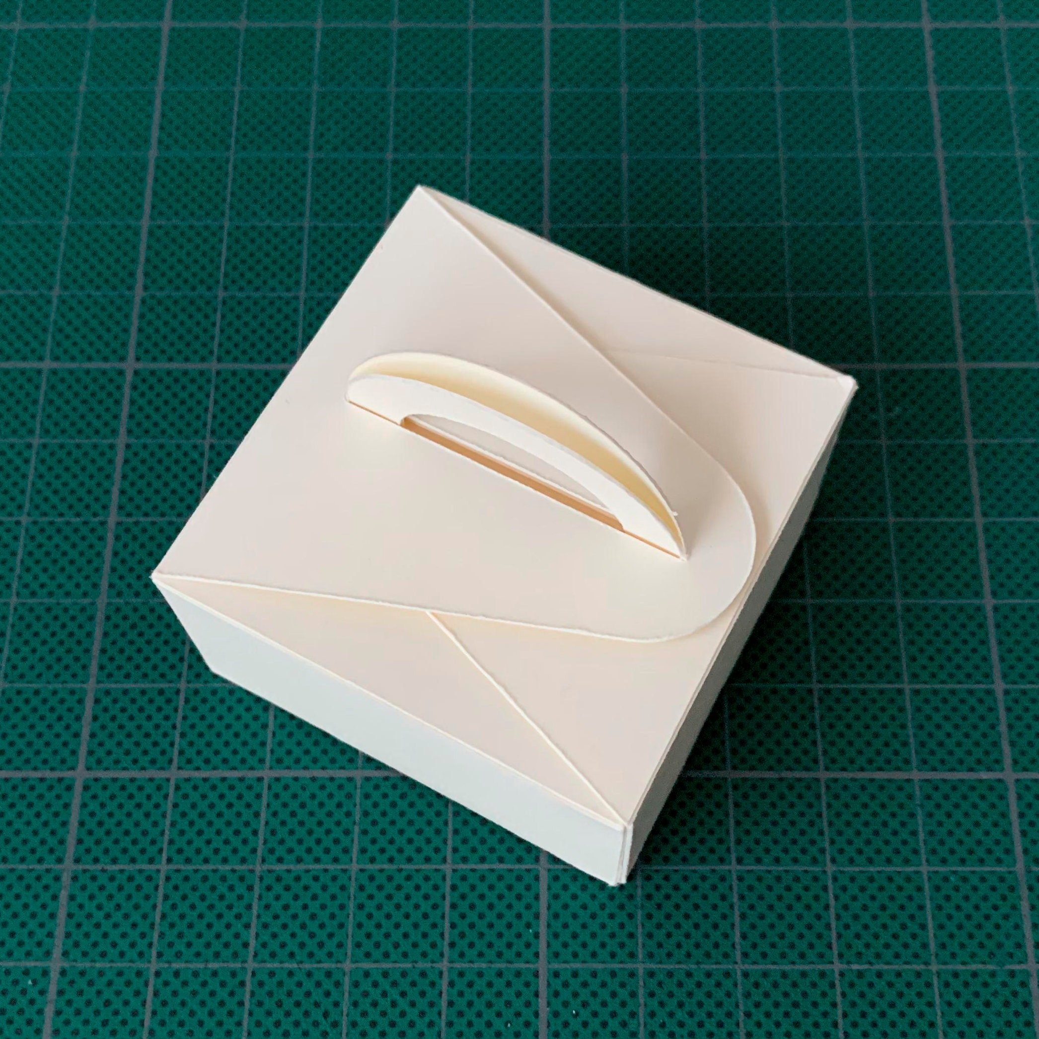 Handle Gift Box Layout Gift Box With Handle Template, Small Size, SVG, PDF, 8.5x11, A4, A3 ...