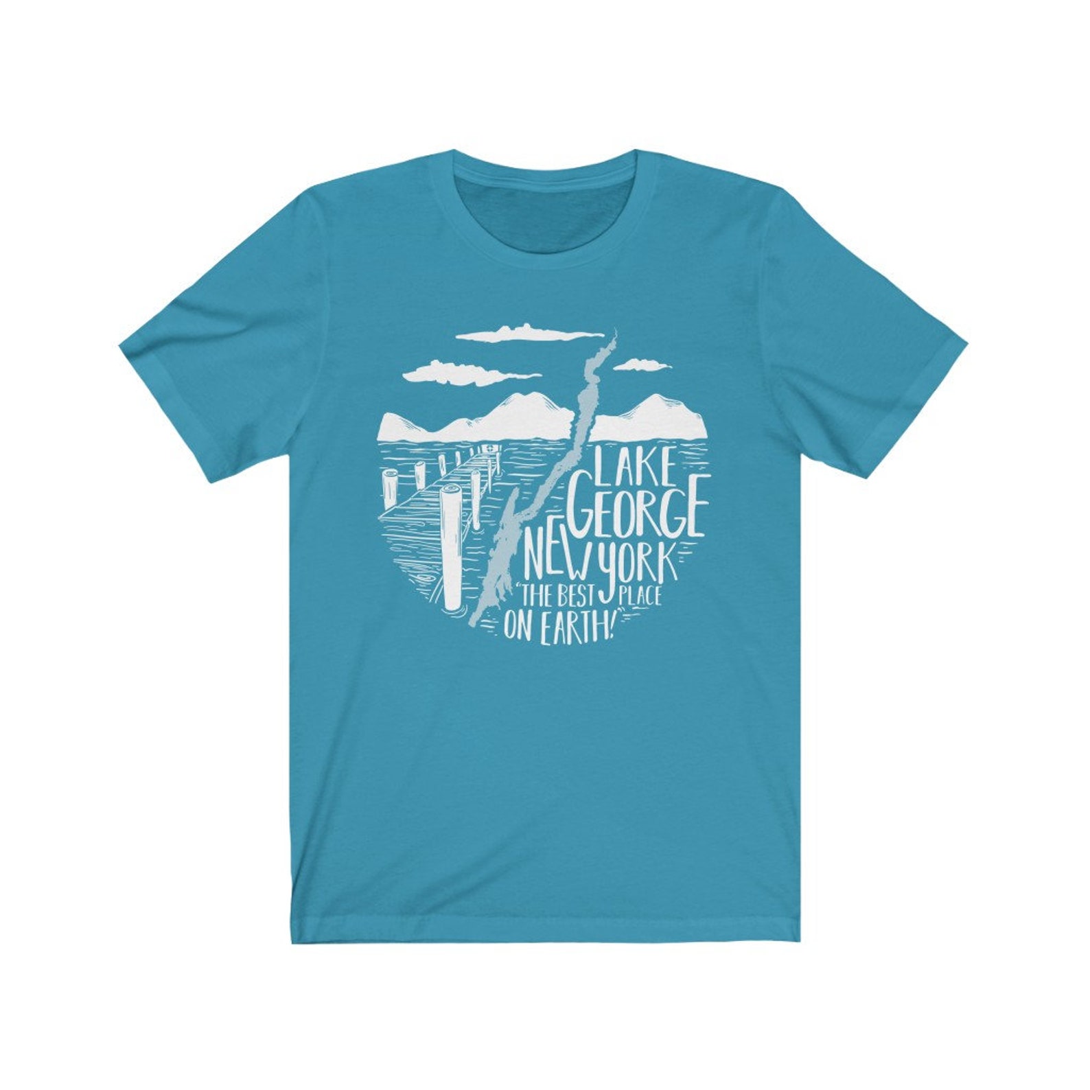 Lake TShirt Unisex Jersey Short Sleeve Tee Lake Etsy