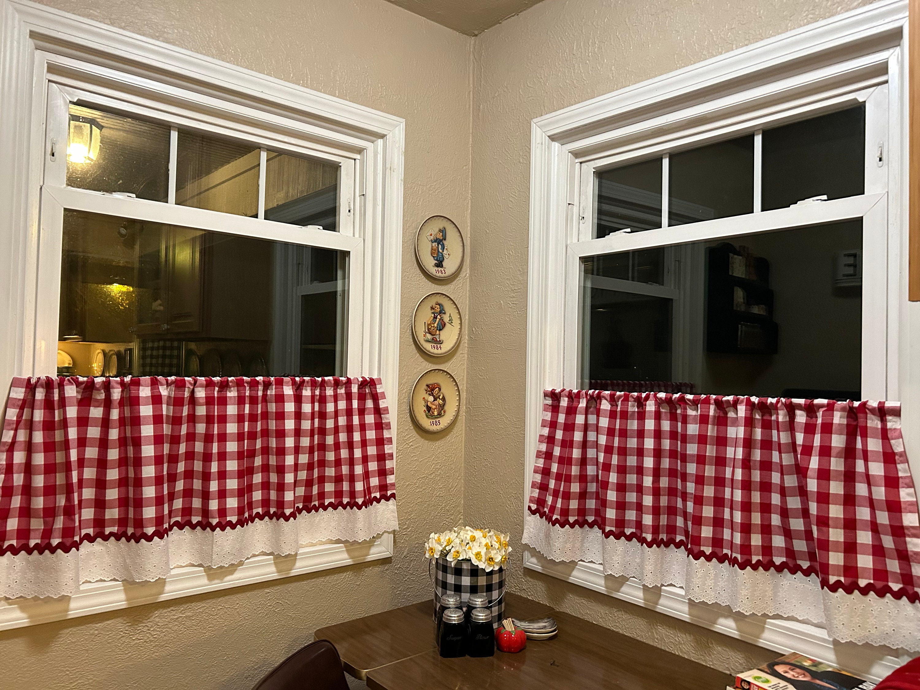 Retro Kitchen Cafe Curtains