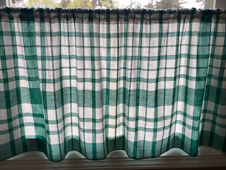 Cafe Curtain Vintage Fabric Cafe Curtains - Etsy
