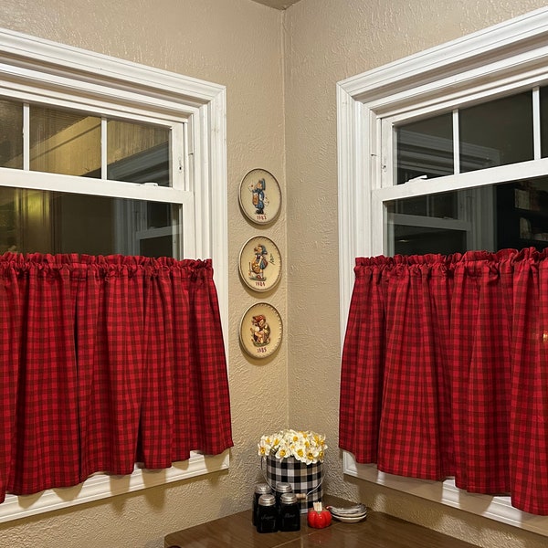 French Cafe Curtains Etsy