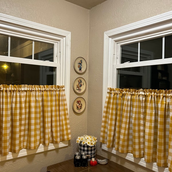 Cafe Curtain Etsy