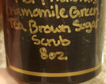 MSM Naturals Brown Sugar Chamomile and Green Tea Body Scrub