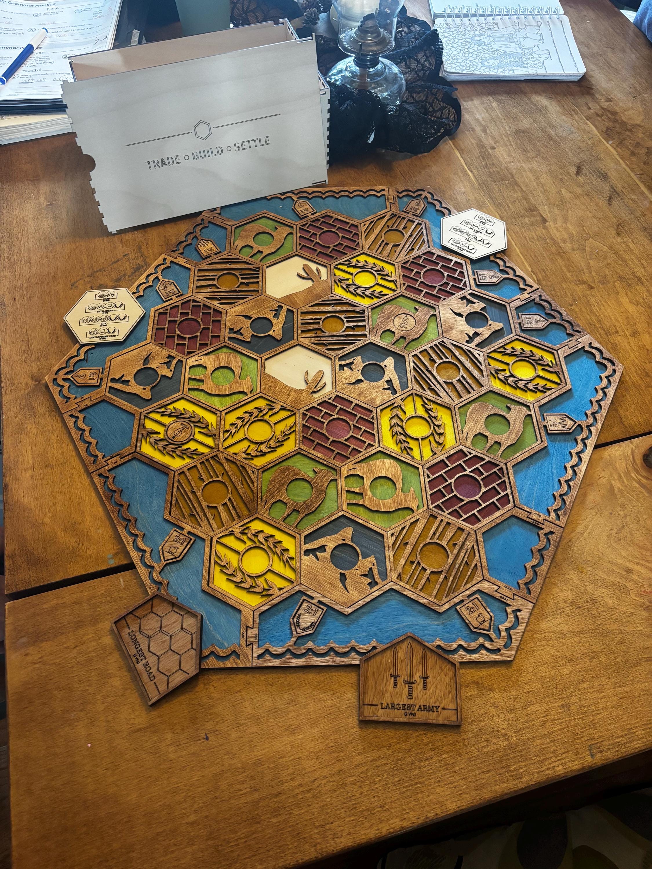 Wooden Catan - Etsy