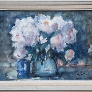 Dutch signed flower still life in a Heijdenrijk frame