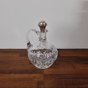 Nachtmann Bamberg Bleikristal wine decanter with silver cap