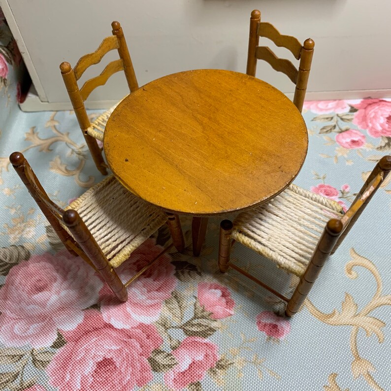 Handmade Wooden Dollhouse Furniture c. 1966 Etsy