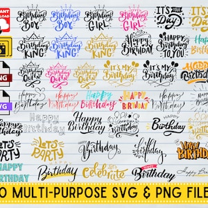 Alles Gute zum Geburtstag PNG | Alles Gute zum Geburtstag SVG-Dateien, Alles Gute zum Geburtstag Bundle | Alles Gute zum Geburtstag Bundle png, Party svg, Party-Shirt Becher PNG1