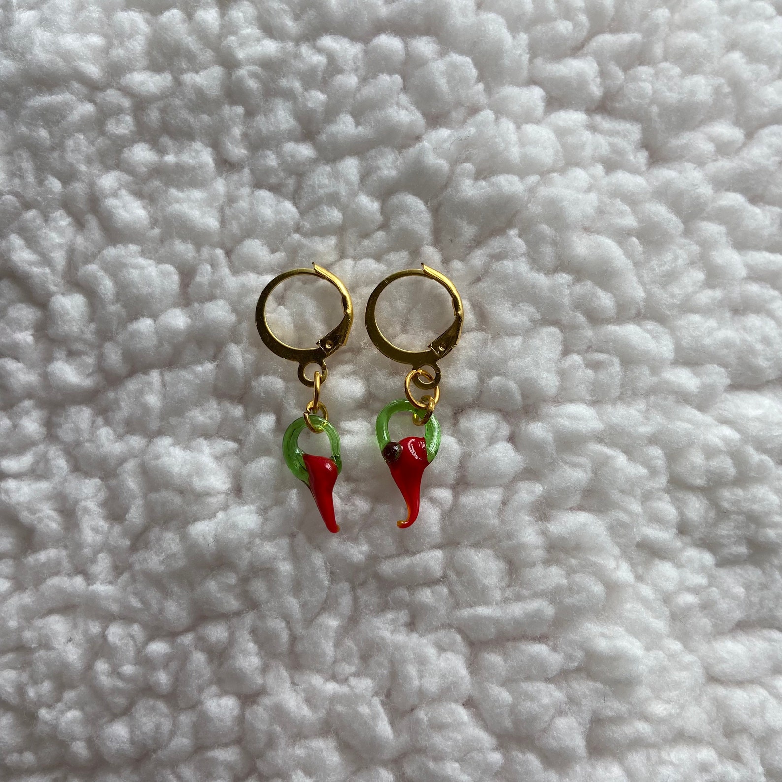 Baby Chili Pepper Earrings Etsy