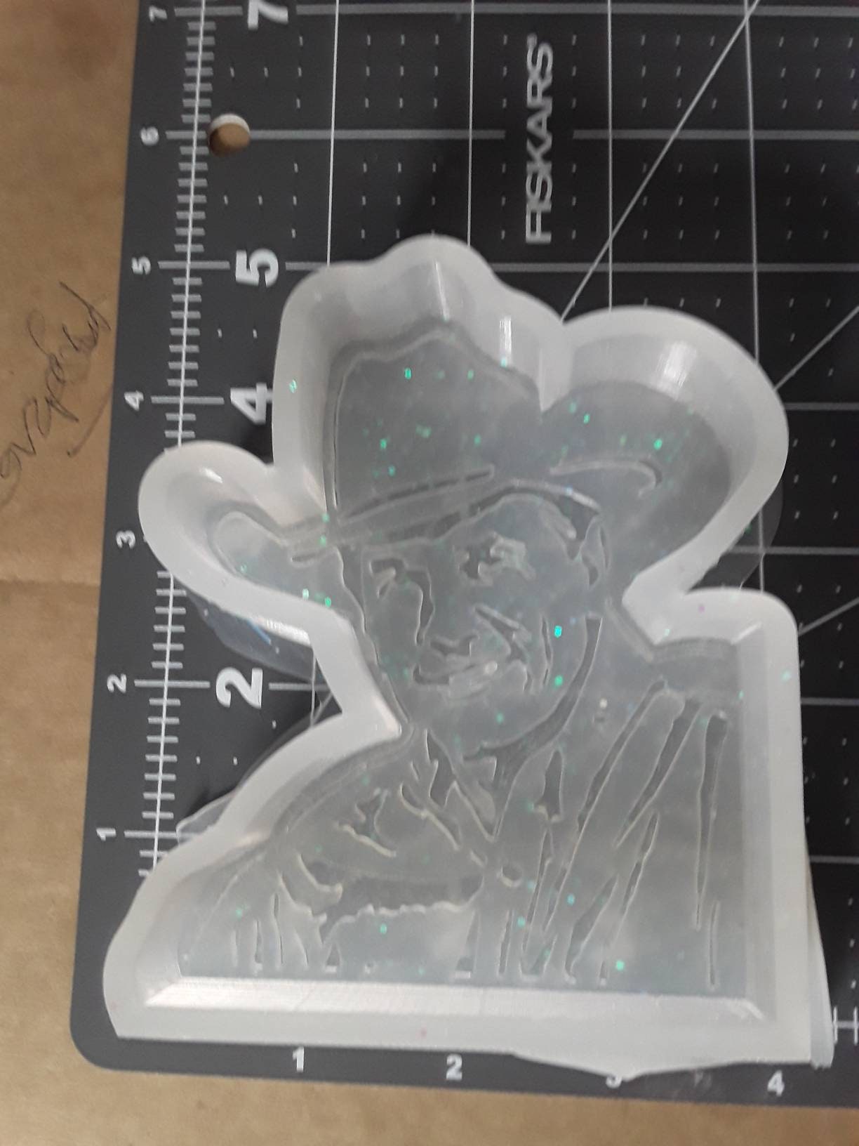 George Straight Cowboy silicone mold for aroma beads and freshies