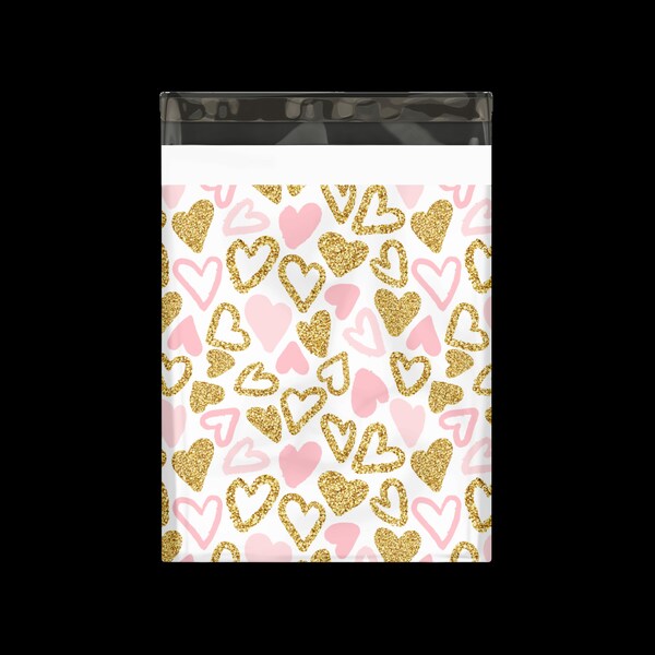 2000 Count 10x13 Inch Poly Mailer Shipping Envelopes - 2.5 Mil Thick, Clear Plastic Bags