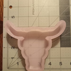 Lashicorn 6 Longhorn Freshie Mold Silicone Tray Bulk Wholesale | 11.25 Wide x 8 Long x 1 Deep | Multiple Mold for Freshies, Epoxy, Soap | Aztec Bull Skull