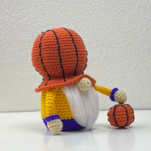 Crochet Amigurumi Basketball Gnome Pattern PDF Instuctions image 6